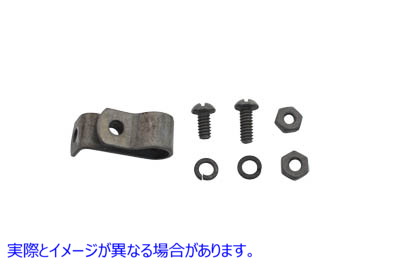 2041-7 キャブレター スロットルケーブル ブラケット Carburetor Throttle Cable Bracket 取寄せ Vツイン (検索用／45218-52 Col