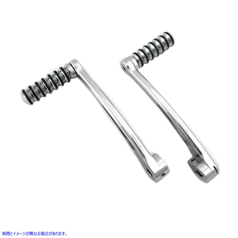 21-0050 クローム ヒール トゥ シフター レバー セット Chrome Heel Toe Shifter Lever Set 取寄せ Vツイン (検索用／