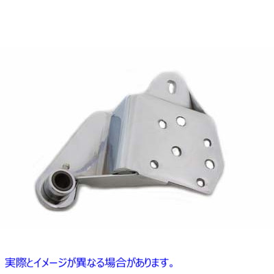 21-0100 フレームマウントシフターブラケットクローム 取寄せ Vツイン Frame Mount Shifter Bracket Chrome (検索用／33630-70