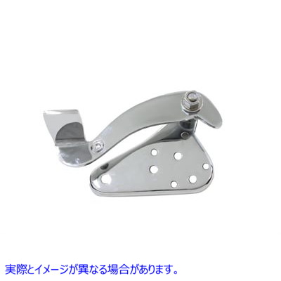 21-0102 クローム ジョッキー クラッチ ペダルとプレート Chrome Jockey Clutch Pedal and Plate 取寄せ Vツイン (検索用／