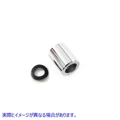 21-0107 シフターカラー ロング ワッシャー付 取寄せ Vツイン Shifter Collar Long with Washer (検索用／5702