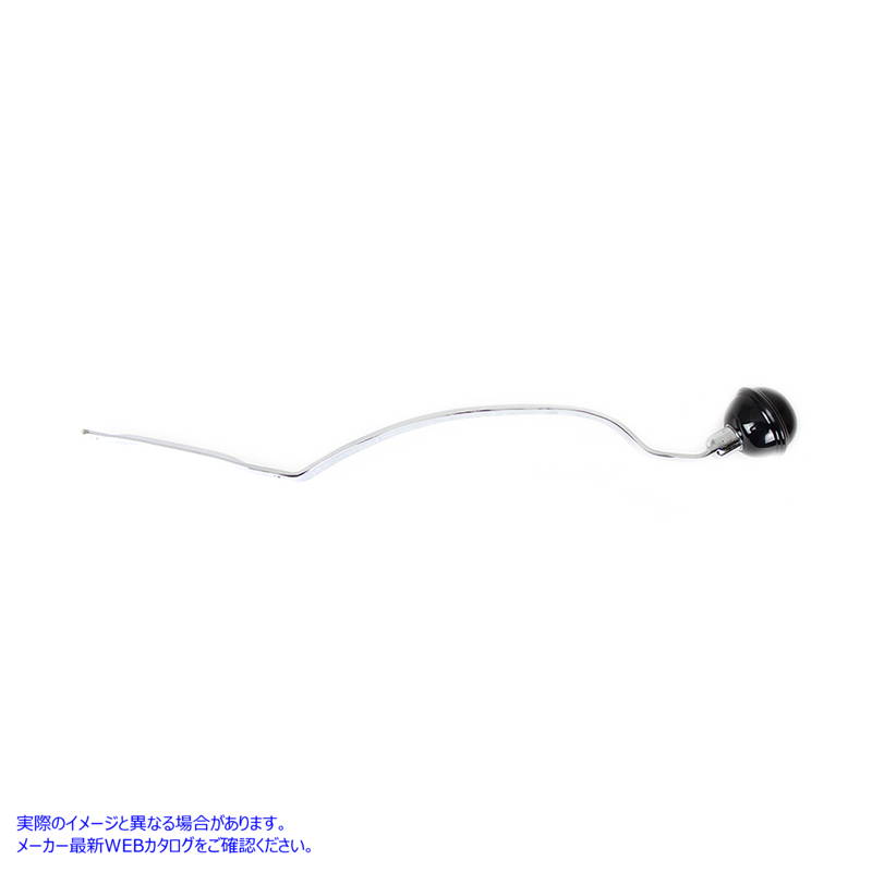 21-0157 レプリカクロームタンクハンドシフターレバー Replica Chrome Tank Hand Shifter Lever 取寄せ Vツイン (検索用／33675-