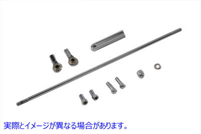 21-0220 シフターロッドキット クローム Shifter Rod Kit Chrome 取寄せ Vツイン (検索用／