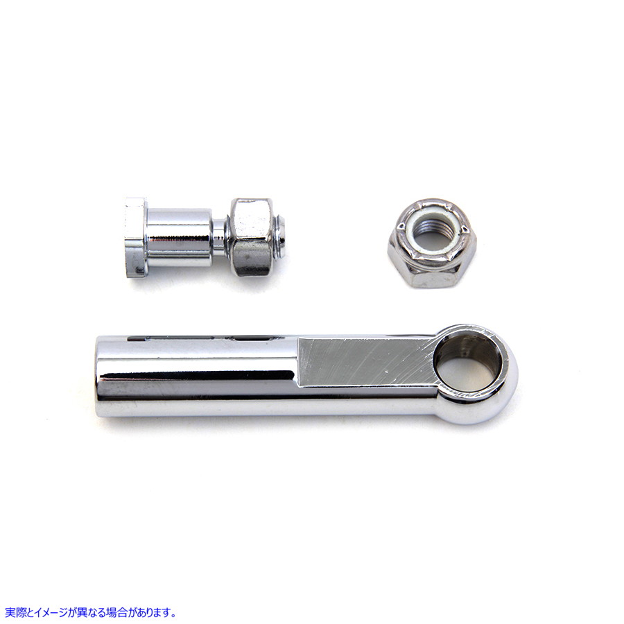 21-0238 シフター ロッドエンドキット クローム Shifter Rod End Kit Chrome 取寄せ Vツイン (検索用／