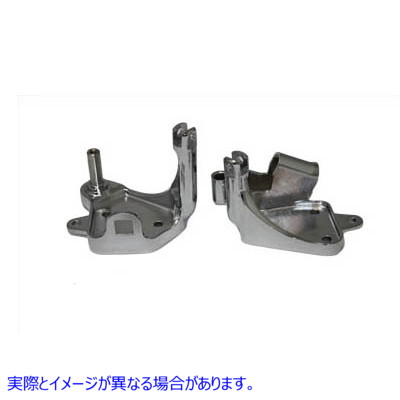 21-0250 フォワードコントロールブラケットクローム Forward Control Bracket Chrome 取寄せ Vツイン (検索用／33920-00