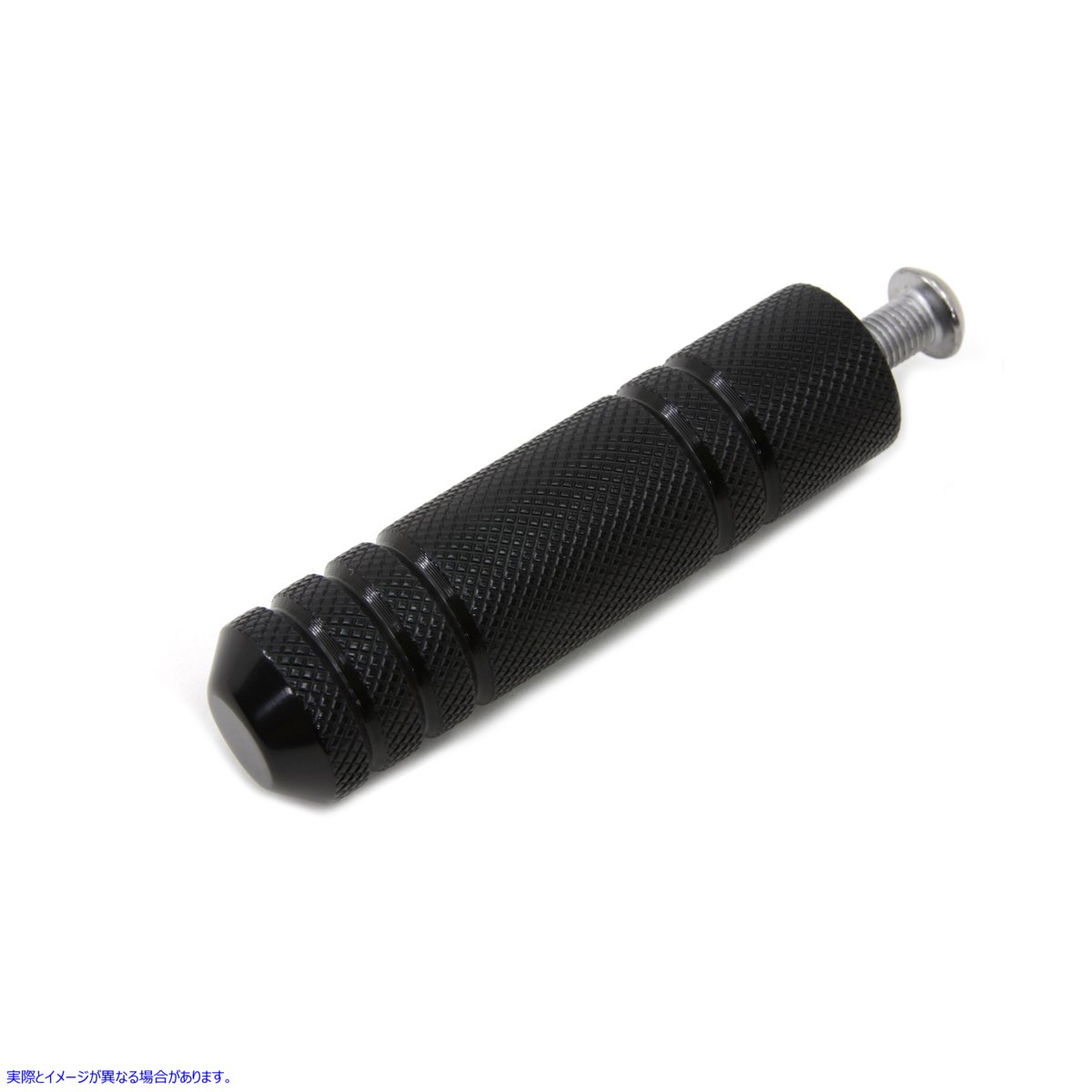 21-0340 Black Knurled Five Grooved Shifter Peg 取寄せ Vツイン (検索用／ V-Twin