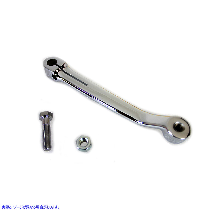 21-0362 スプラインシフターレバー クローム Splined Shifter Lever Chrome 取寄せ Vツイン (検索用／