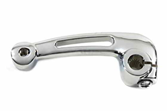 21-0387 スロット付きシフターレバー クローム Slotted Shifter Lever Chrome 取寄せ Vツイン (検索用／42997-04