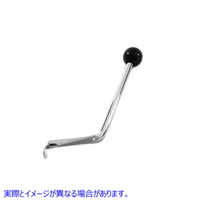 21-0567 ノブ付きクロームジョッキーシフターレバー Chrome Jockey Shifter Lever with Knob 取寄せ Vツイン (検索用／