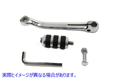 21-0571 Cats Paw フットペグ付きシフターアーム 取寄せ Vツイン Shifter Arm with Cats Paw Footpeg (検索用／