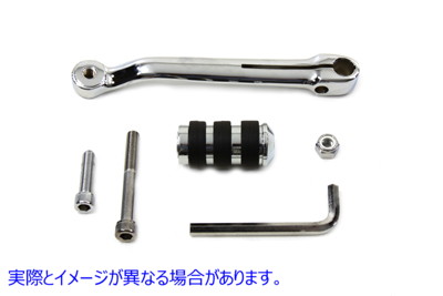 21-0572 Cats Paw フットペグ付きシフターアーム 取寄せ Vツイン Shifter Arm with Cats Paw Footpeg (検索用／