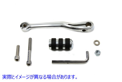 21-0573 Cats Paw フットペグ付きシフターアーム 取寄せ Vツイン Shifter Arm with Cats Paw Footpeg (検索用／