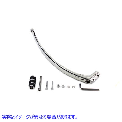 21-0574 Cats Paw フットペグ付きシフターアーム 取寄せ Vツイン Shifter Arm with Cats Paw Footpeg (検索用／