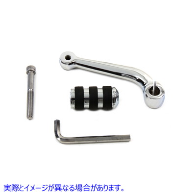 21-0575 Cats Paw フットペグ付きシフターアーム 取寄せ Vツイン Shifter Arm with Cats Paw Footpeg (検索用／