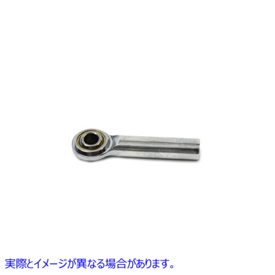 21-0610 シフターまたはブレーキロッドエンドクローム Shifter or Brake Rod End Chrome 取寄せ Vツイン (検索用／