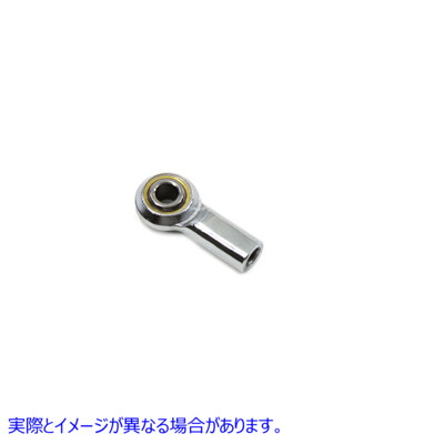 21-0611 シフターまたはブレーキロッドエンドクローム Shifter or Brake Rod End Chrome 取寄せ Vツイン (検索用／