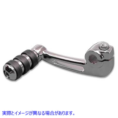 21-0614 ビレットシフターレバー（ステップ付） Billet Shifter Lever with Footpeg 取寄せ Vツイン (検索用／