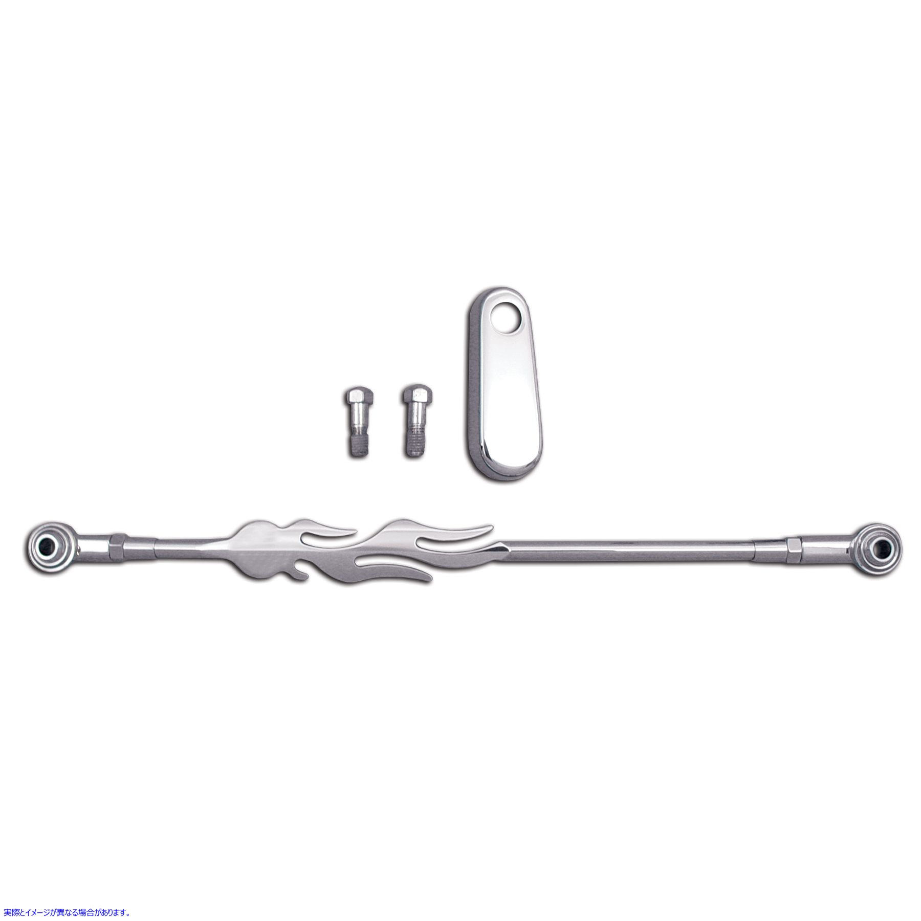 21-0686 クロームフレームスタイルシフターロッドキット Chrome Flame Style Shifter Rod Kit 取寄せ Vツイン (検索用／33842-02