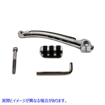 21-0690 Cats Paw フットペグ付きビレット シフター レバー Billet Shifter Lever with Cats Paw Footpeg 取寄せ Vツイン (検索