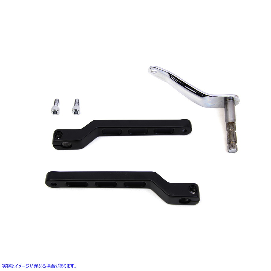 21-0754 ビレットスタイル ヒール トゥ シフター レバー キット ブラック Billet Style Heel Toe Shifter Lever Kit Black 取寄