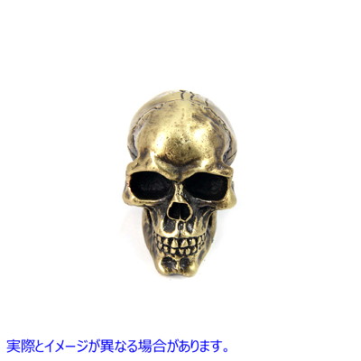 21-0780 スカルシフターノブ 取寄せ Vツイン Skull Shifter Knob (検索用／