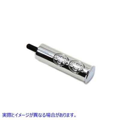 21-0790 シフターフットペグスカルデザイン Shifter Footpeg Skull Design 取寄せ Vツイン (検索用／