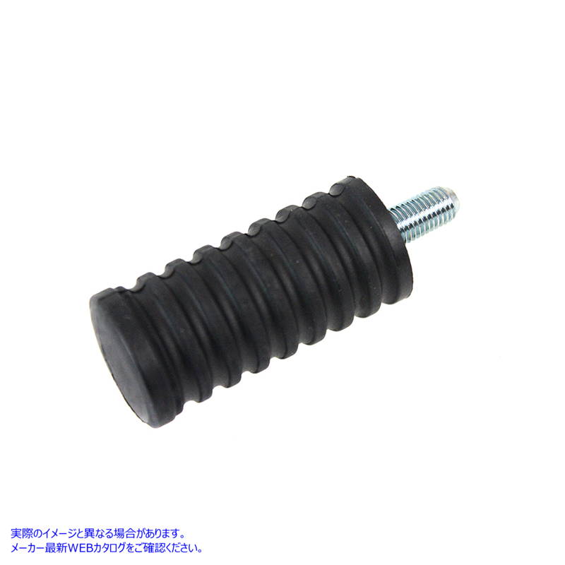 21-0903 シフターステップペグブラックラバー Shifter Footpeg Black Rubber 取寄せ Vツイン (検索用／34609-52