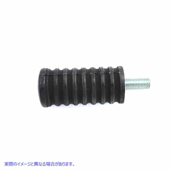 21-0908 シフターステップペグブラックラバー Shifter Footpeg Black Rubber 取寄せ Vツイン (検索用／