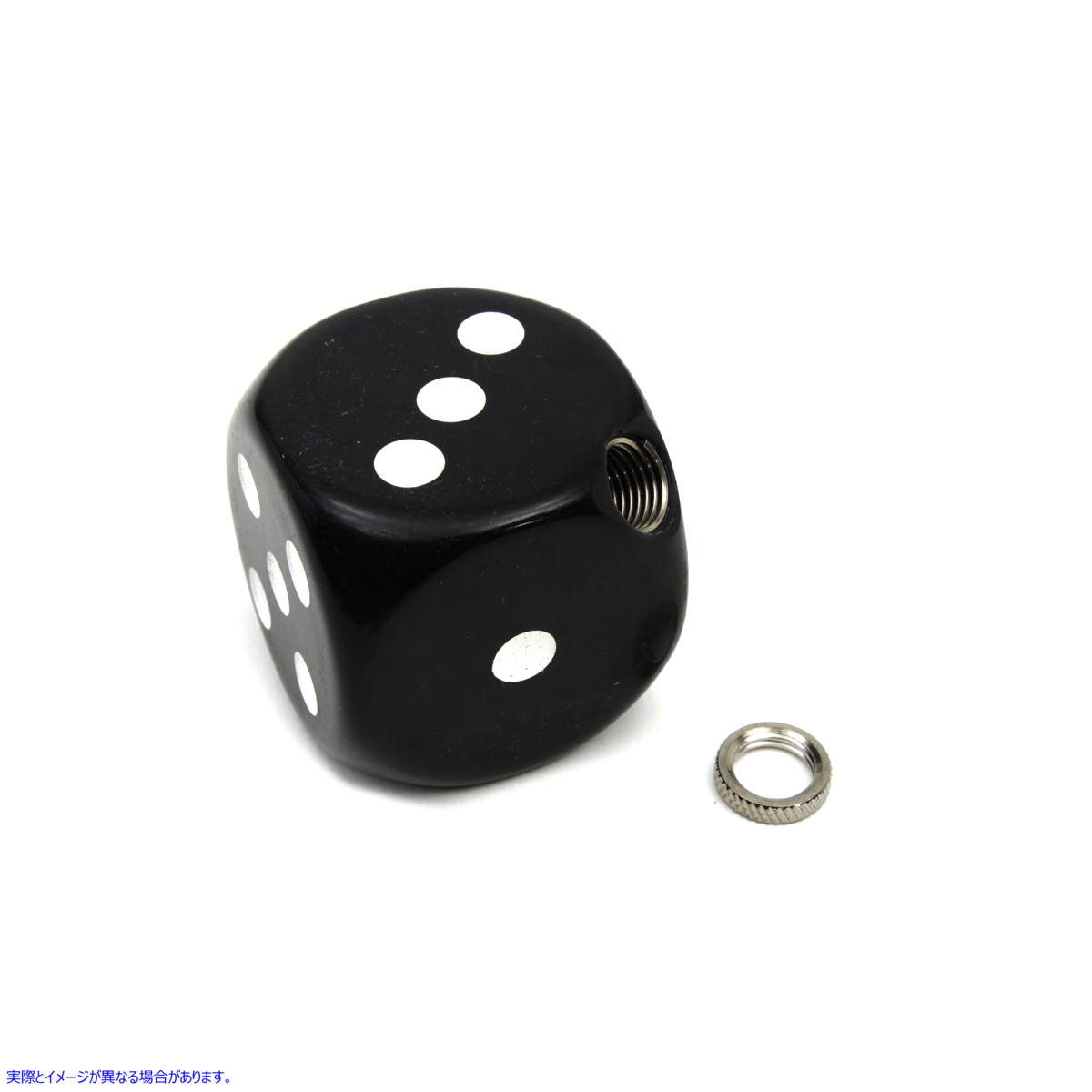 21-0939 ブラックダイススタイルシフターノブ 取寄せ Vツイン Black Dice Style Shifter Knob (検索用／