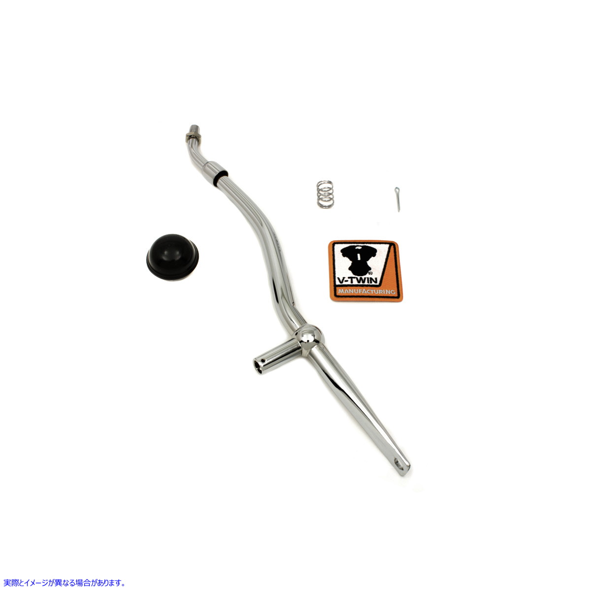 21-0963 タンククロームハンドシフターレバー 取寄せ Vツイン Tank Chrome Hand Shifter Lever (検索用／