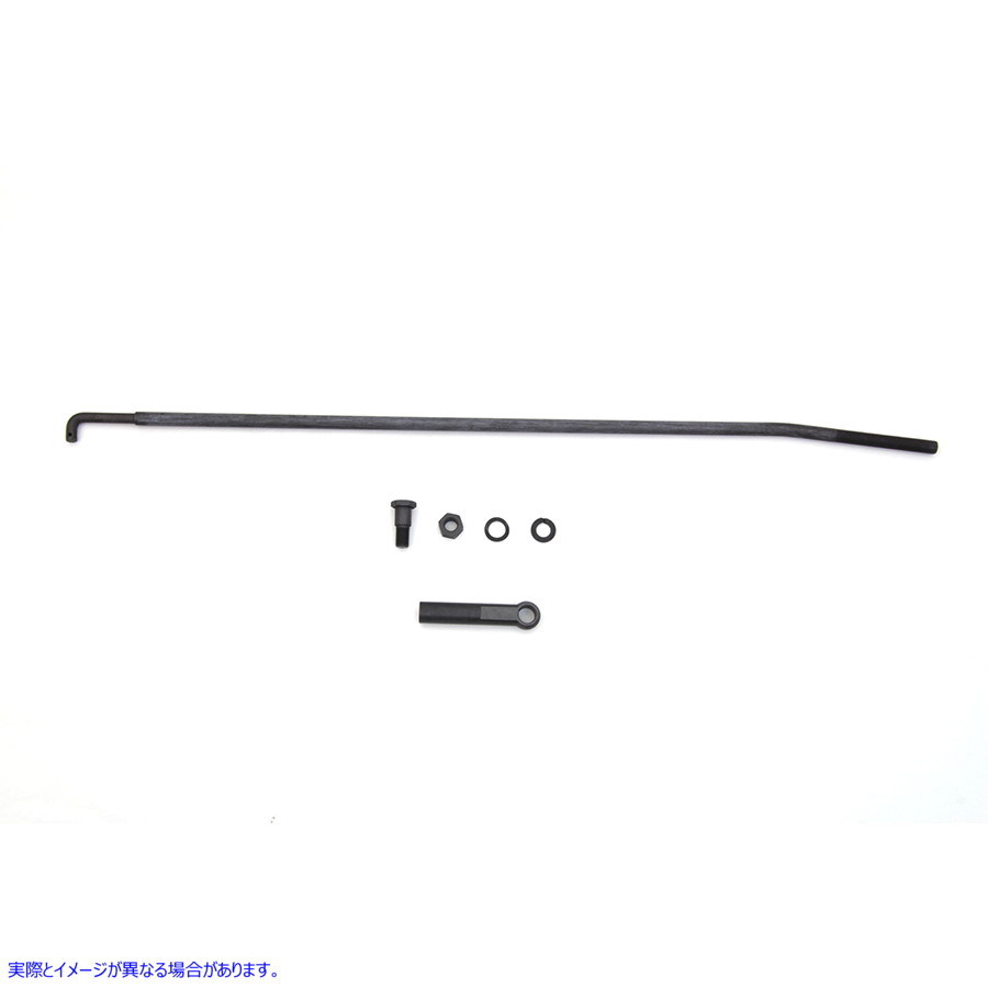 21-0985 シフターロッドキット Zicad メッキ 取寄せ Vツイン Shifter Rod Kit Zicad Plated (検索用／
