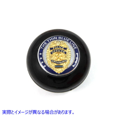 21-0986 警察バッジシフターノブ Police Badge Shifter Knob 取寄せ Vツイン (検索用／