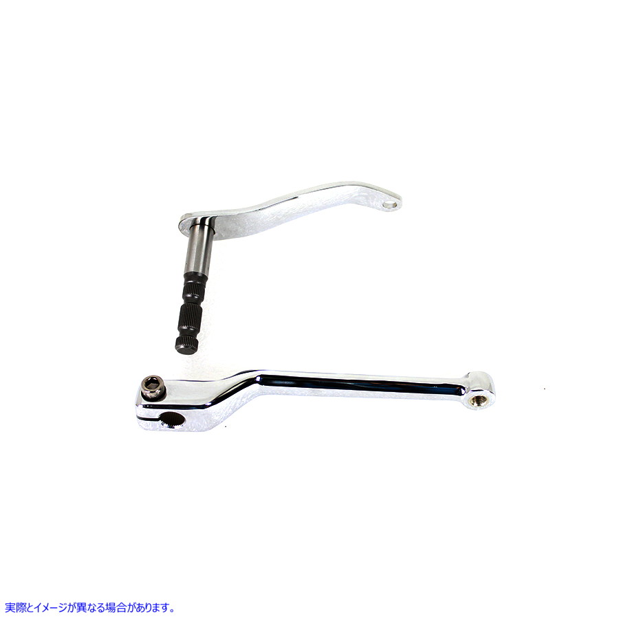 21-1342 ヒールシフターレバーキット クローム Heel Shifter Lever Kit Chrome 取寄せ Vツイン (検索用／33600224