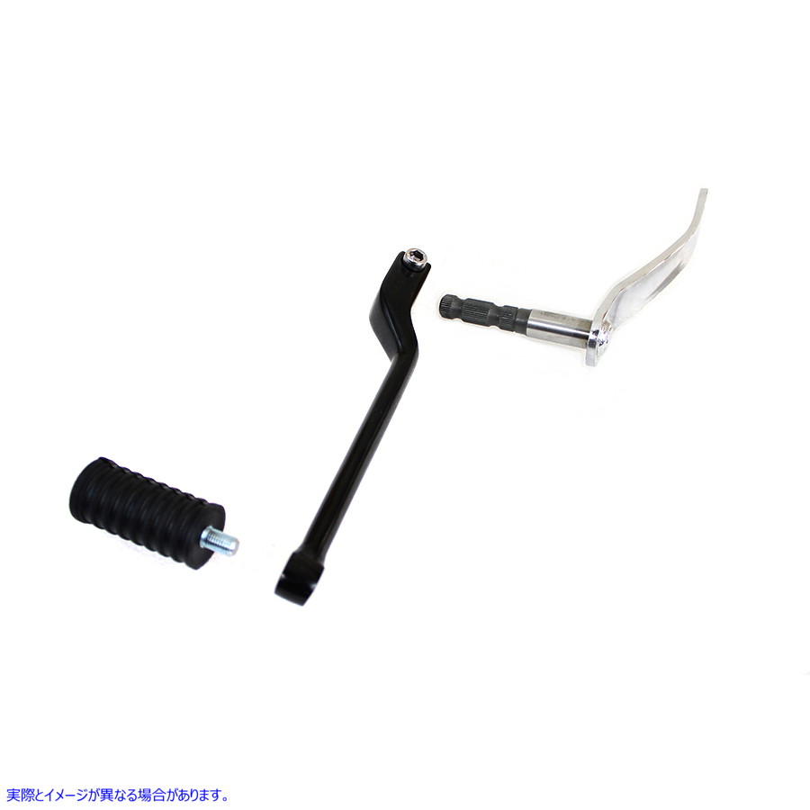 21-1343 ヒールシフターレバーキット ブラック Heel Shifter Lever Kit Black 取寄せ Vツイン (検索用／