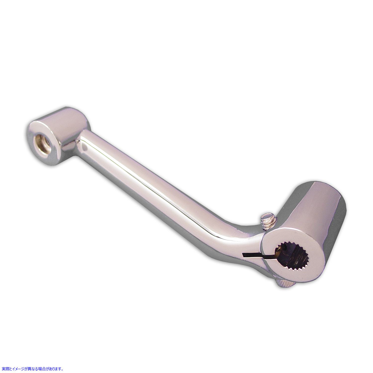 21-2012 シフターレバー クローム 取寄せ Vツイン Shifter Lever Chrome (検索用／34606-86A