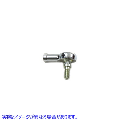 21-2016 シフター ロッドエンド クローム Shifter Rod End Chrome 取寄せ Vツイン (検索用／