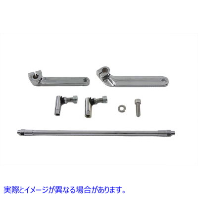 21-2122 シフターロッドキット クローム Shifter Rod Kit Chrome 取寄せ Vツイン (検索用／