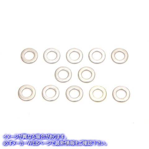 2110-12 クローム平ワッシャー 5/16インチ Chrome Flat Washer 5/16 inch 取寄せ Vツイン (検索用／ Colony