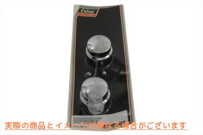 2121-2 リアアクスルナットカバー Rear Axle Nut Covers 取寄せ Vツイン (検索用／ Colony