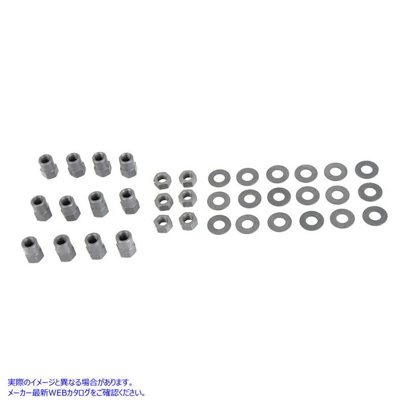 2152-36 シリンダーヘッドボルトナットキット パーカーライズド Cylinder Head Bolt Nut Kit Parkerized 取寄せ Vツイン (検索用