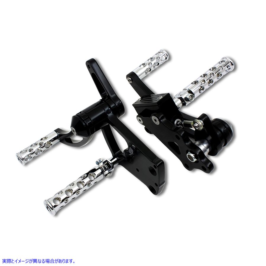 22-0117 Black Billet Forward Control Set 取寄せ Vツイン (検索用／ V-Twin