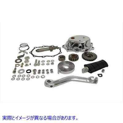 22-0301 コンプリートキックスターターキットクローム 取寄せ Vツイン Complete Kick Starter Kit Chrome (検索用／33056-90T