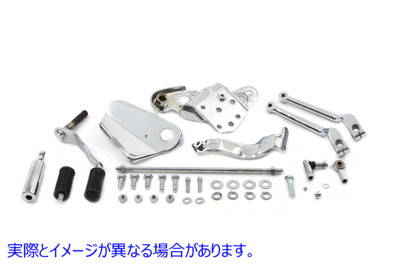 22-0508 シフターコントロールキット クローム Shifter Control Kit Chrome 取寄せ Vツイン (検索用／