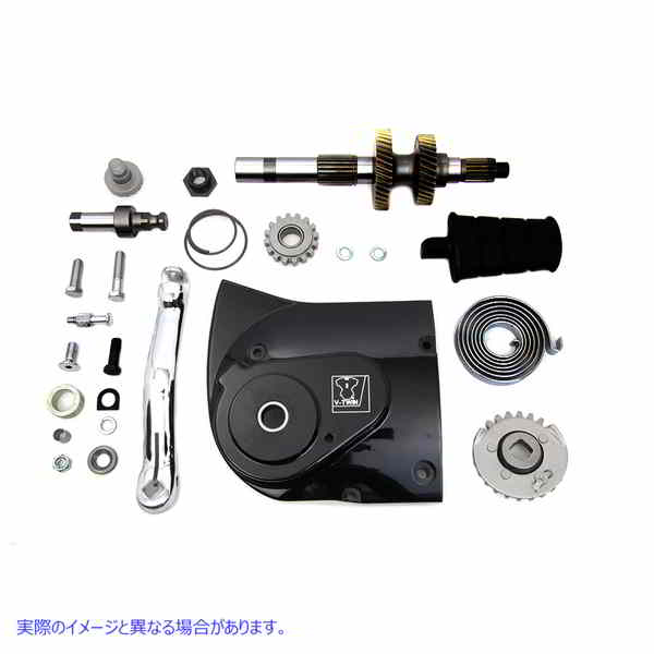 22-0589 キックスターターコンバージョンキット ブラック 取寄せ Vツイン Kick Starter Conversion Kit Black (検索用／