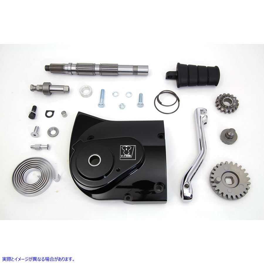 22-0591 キックスターターコンバージョンキット ブラック Kick Starter Conversion Kit Black 取寄せ Vツイン (検索用／