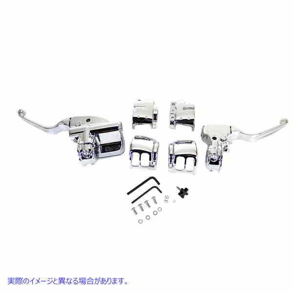 22-0600 ハンドルバー コントロール キット クローム Handlebar Control Kit Chrome 取寄せ Vツイン (検索用／