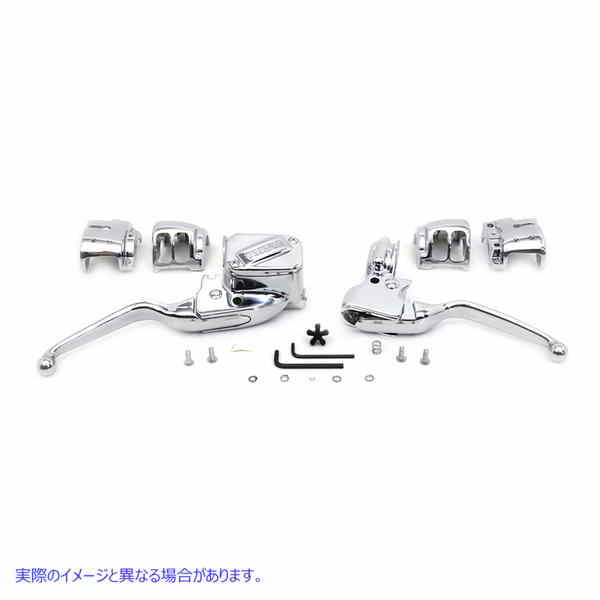 22-0602 ハンドルバー コントロール キット クローム Handlebar Control Kit Chrome 取寄せ Vツイン (検索用／