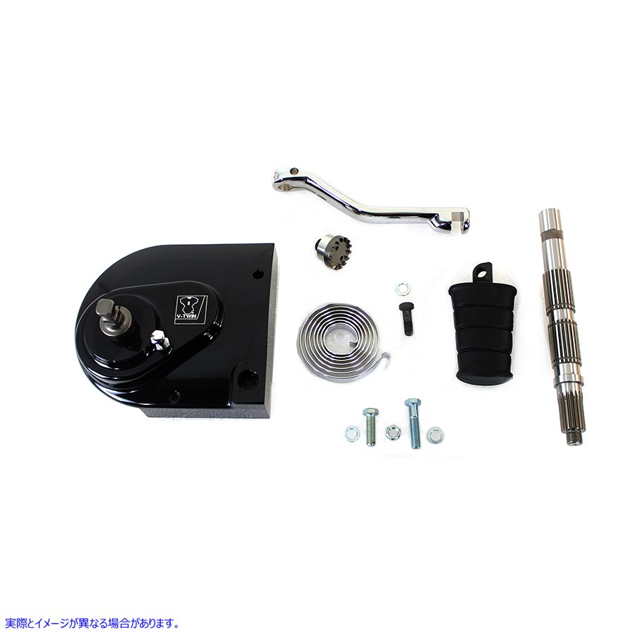 22-0655 キックスターターコンバージョンキット ブラック 取寄せ Vツイン Kick Starter Conversion Kit Black (検索用／