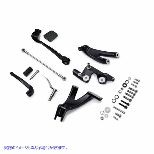 22-0660 ブラック フォワード コントロール キット 取寄せ Vツイン Black Forward Control Kit (検索用／