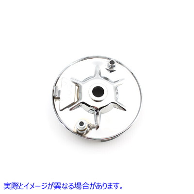 22-0708 リアメカニカルブレーキバッキングプレートキットクローム Rear Mechanical Brake Backing Plate Kit Chrome 取寄せ Vツ